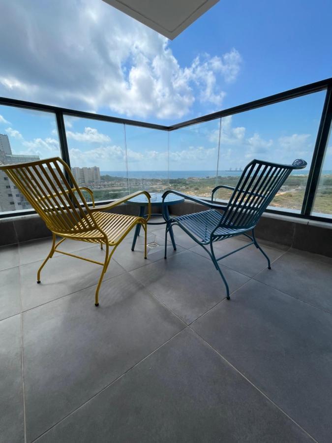 #דירת יוקרה על הים Sunset Beach Apartment# Givat Olga Eksteriør billede